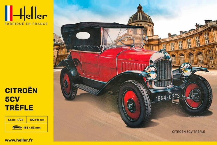 Heller 80702 Citroen Trefle Bouwpakket Schaal 1:24