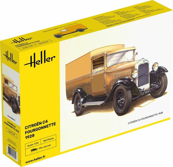 Heller 80703 Citroen C4 Fourgonnette 1928 Bouwpakket Schaal 1:24