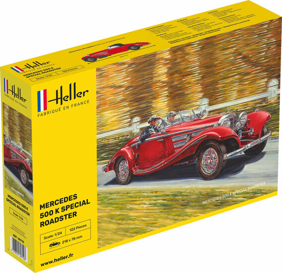 Heller 80710 500 K Special Roadster Bouwpakket Schaal 1:24