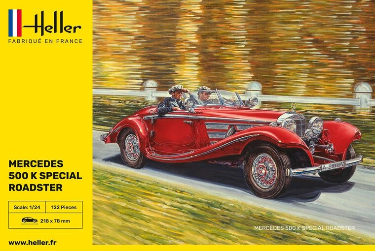Heller 80710 500 K Special Roadster Bouwpakket Schaal 1:24