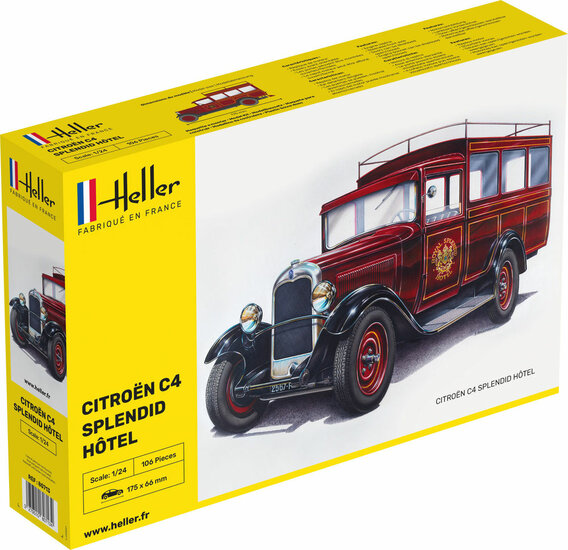 Heller 80713 Citroen C4 "Splendid Hotel Bouwpakket Schaal 1:24