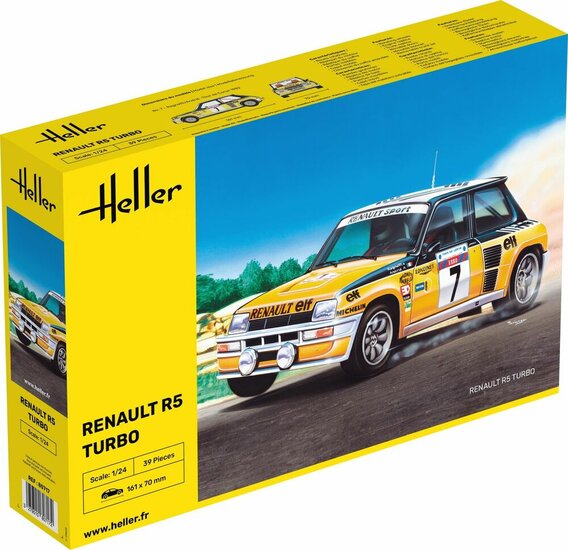 Heller 80717 Renault R5 Turbo Bouwpakket Schaal 1:24