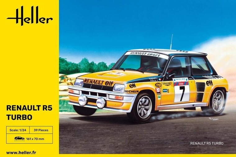 Heller 80717 Renault R5 Turbo Bouwpakket Schaal 1:24