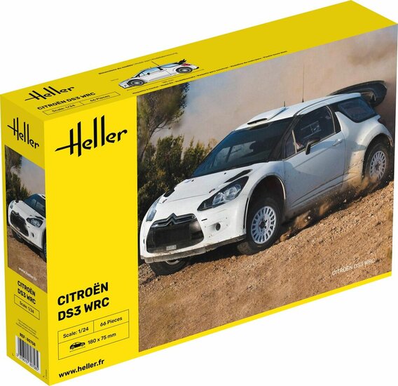 Heller 80758 Citroen DS3 WRC Bouwpakket Schaal 1:24