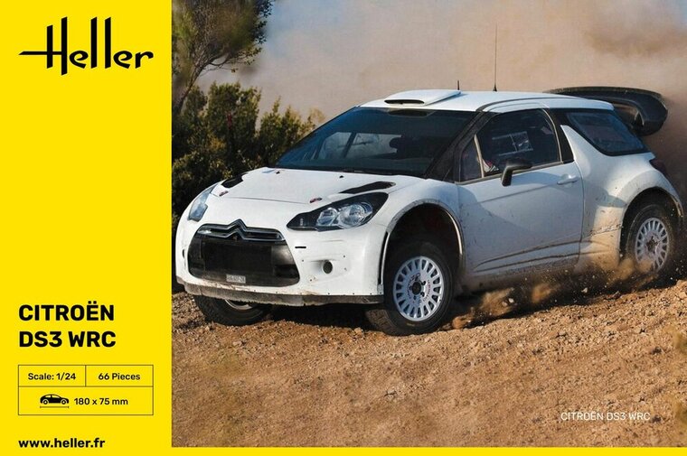Heller 80758 Citroen DS3 WRC Bouwpakket Schaal 1:24