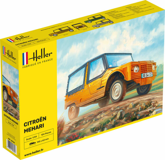 Heller 80760 Citroen Mehari (Version 1) Bouwpakket Schaal 1:24