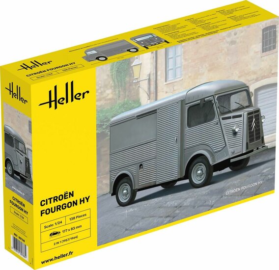 Heller 80768 Citroen Fourgon HY Bouwpakket Schaal 1:24