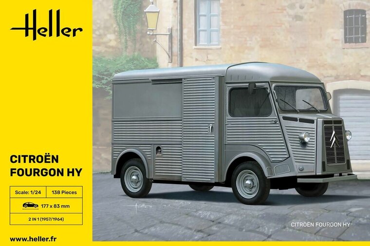 Heller 80768 Citroen Fourgon HY Bouwpakket Schaal 1:24