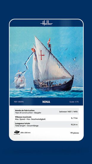 Heller 80815 NINA Bouwpakket Schaal 1:75