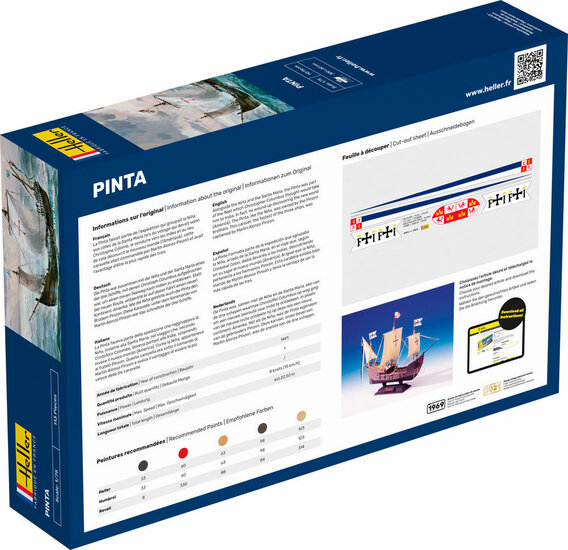 Heller 80816 Pinta Bouwpakket Schaal 1:75