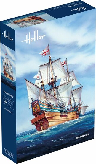 Heller 80829 Golden Hind Bouwpakket Schaal 1:96