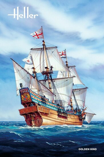 Heller 80829 Golden Hind Bouwpakket Schaal 1:96