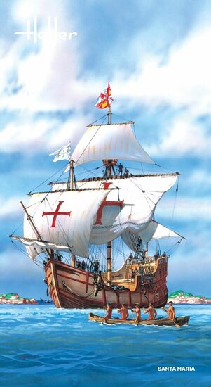 Heller 80865 SANTA MARIA Bouwpakket Schaal 1:75