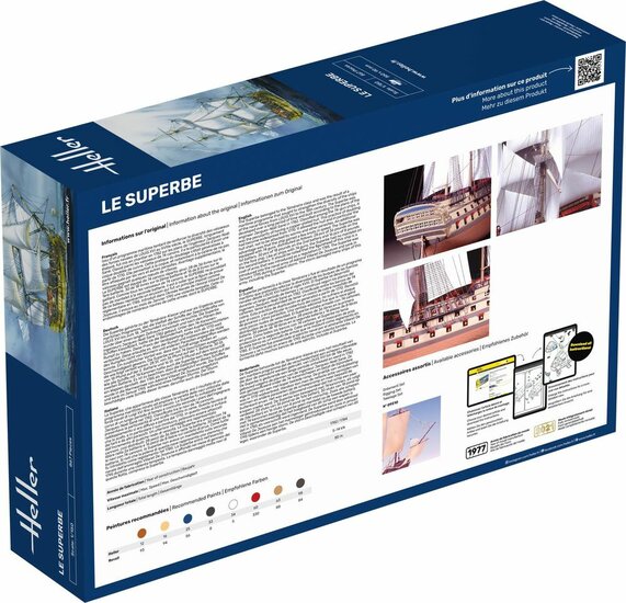 Heller 80895 Le Superbe Bouwpakket Schaal 1:150