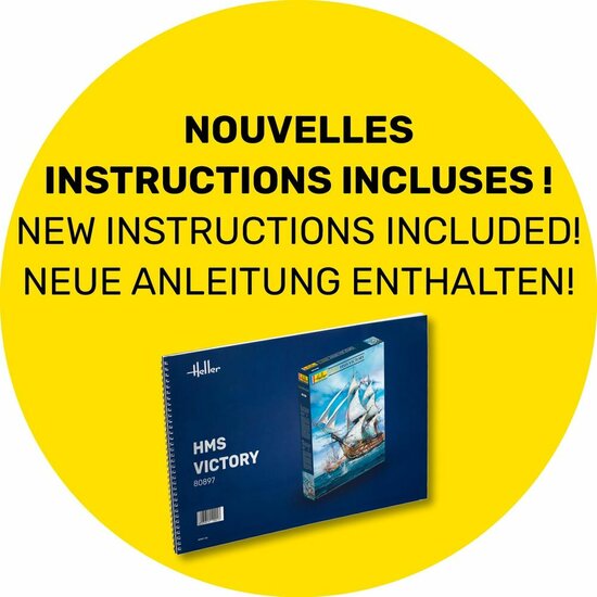 Heller 80897 HMS Victory Bouwpakket Schaal 1:100