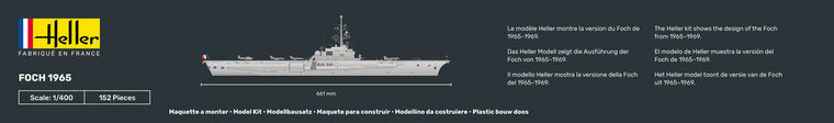 Heller 81071 Foch Bouwpakket Schaal 1:400