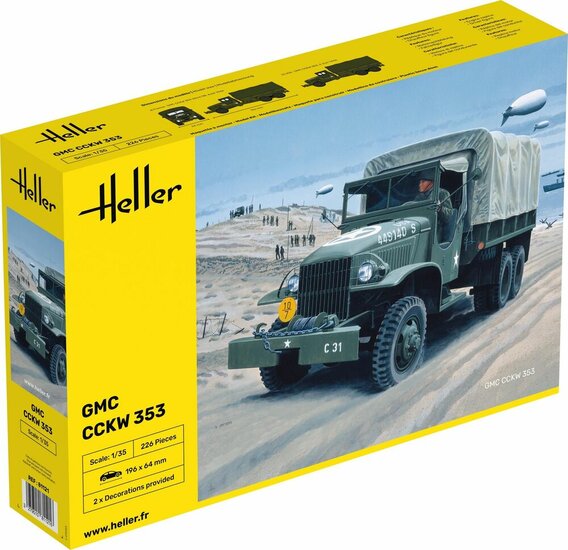 Heller 81121 GMC US-Truck Bouwpakket Schaal 1:35