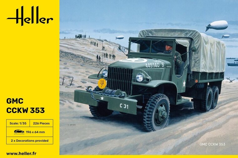 Heller 81121 GMC US-Truck Bouwpakket Schaal 1:35