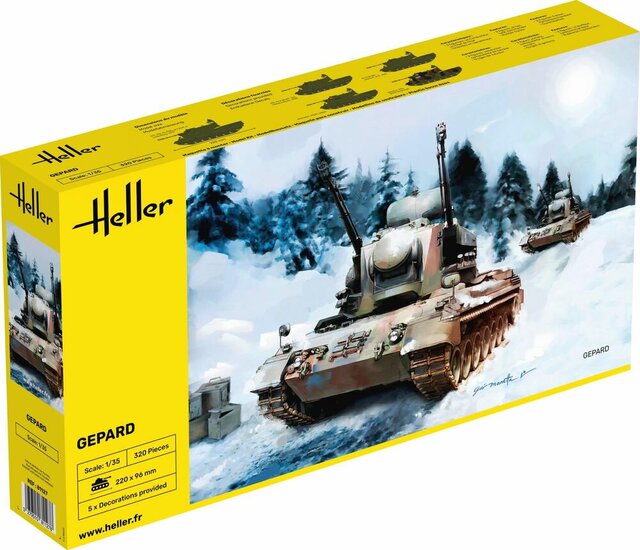 Heller 81127 Gepard Bouwpakket Schaal 1:35