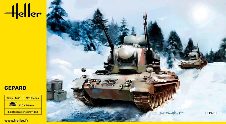 Heller 81127 Gepard Bouwpakket Schaal 1:35