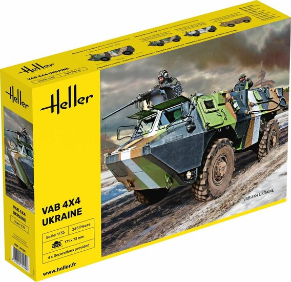 Heller 81130 VAB 4x4 Ukraine Bouwpakket Schaal 1:35