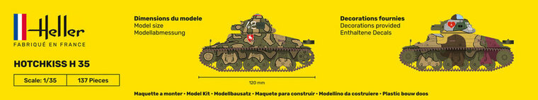 Heller 81132 HOTCHKISS Bouwpakket Schaal 1:35