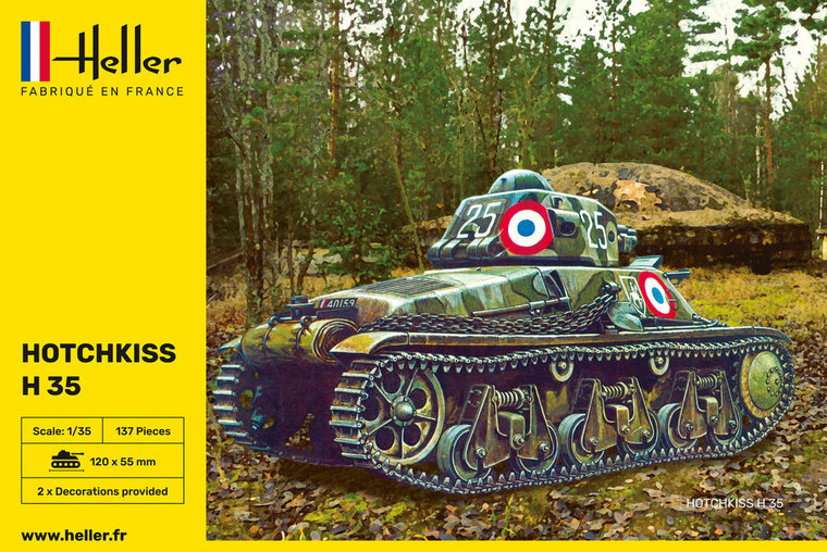 Heller 81132 HOTCHKISS Bouwpakket Schaal 1:35