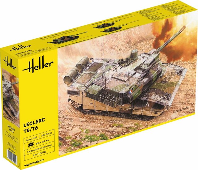Heller 81142 Leclerc T5/T6 Bouwpakket Schaal 1:35