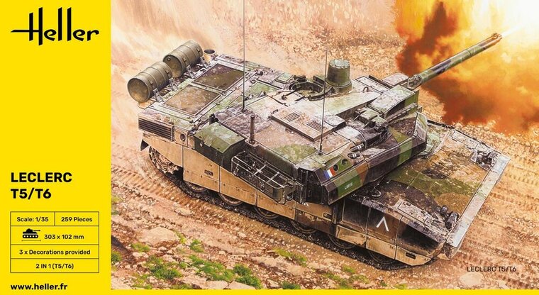 Heller 81142 Leclerc T5/T6 Bouwpakket Schaal 1:35