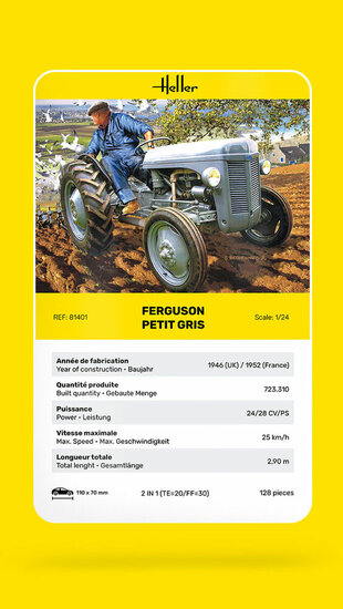 Heller 81401 Ferguson Petit Gris Bouwpakket Schaal 1:24