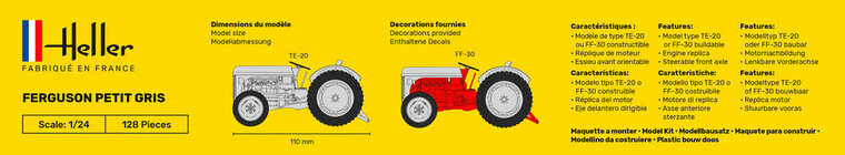 Heller 81401 Ferguson Petit Gris Bouwpakket Schaal 1:24