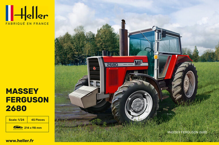Heller 81402 Massey Ferguson 2680 Bouwpakket Schaal 1:24