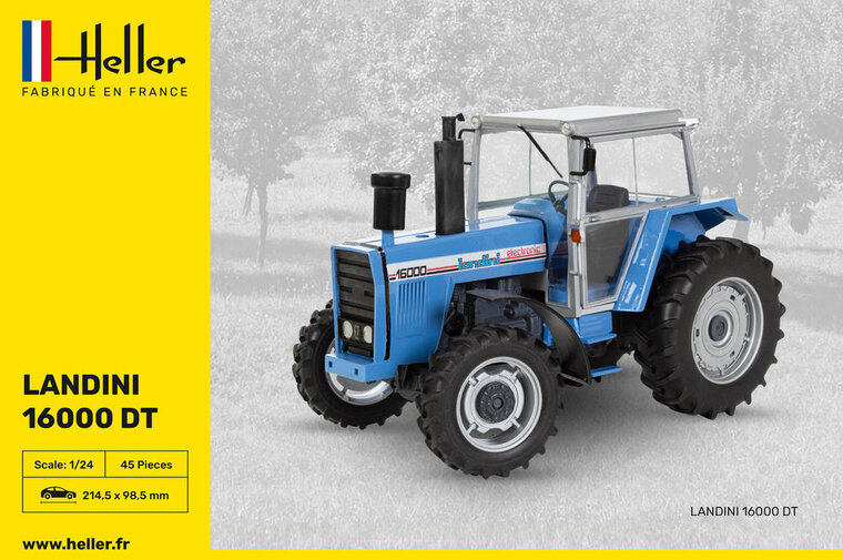 Heller 81403 LANDINI 16000 DT Bouwpakket Schaal 1:24