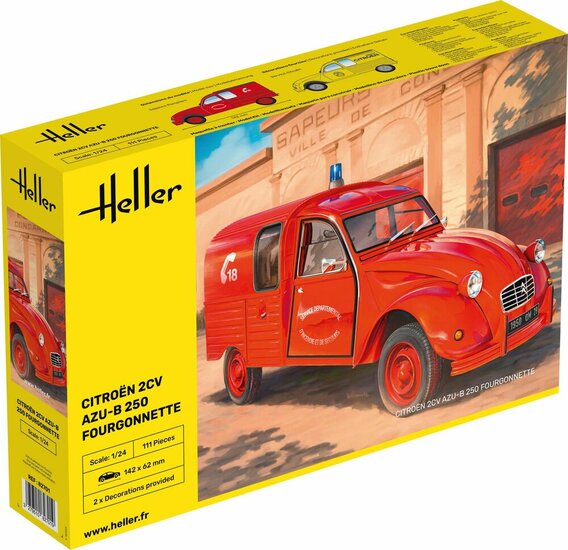 Heller 82701 Citroen 2CV Fourgonette AK 250 Bouwpakket Schaal 1:24