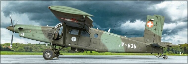 Heller 30410 PILATUS PC-6 B2/H2 Turbo Porter Bouwpakket Schaal 1:48 vliegtuig