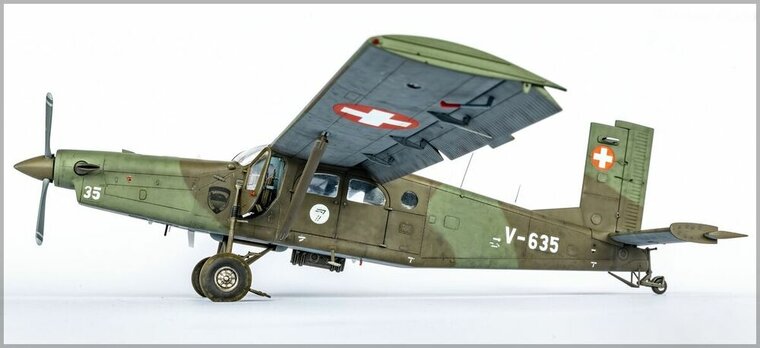 Heller 30410 PILATUS PC-6 B2/H2 Turbo Porter Bouwpakket Schaal 1:48 vliegtuig