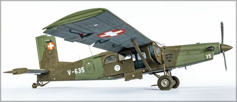 Heller 30410 PILATUS PC-6 B2/H2 Turbo Porter Bouwpakket Schaal 1:48 vliegtuig