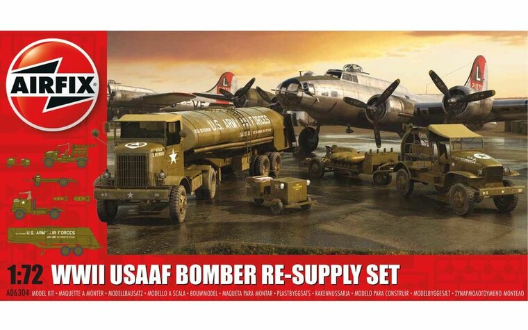 Airfix A06304 USAAF 8TH Airforce Bomber Resupply Set Bouwpakket Schaal 1:72