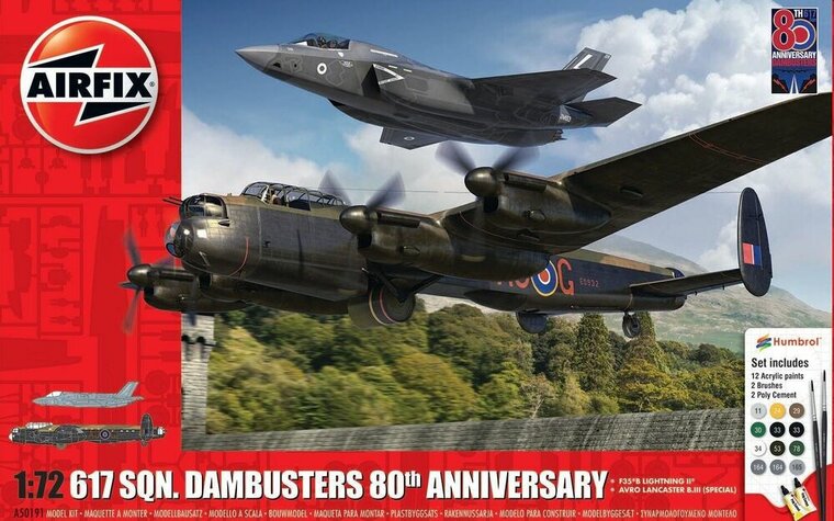 Airfix A50191 Dambusters 80th Anniversary - Gift Set Bouwpakket Schaal 1:72