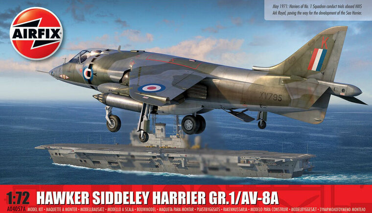 Airfix A04057A Hawker Siddeley Harrier GR.1/AV-8A Bouwpakket Schaal 1:72