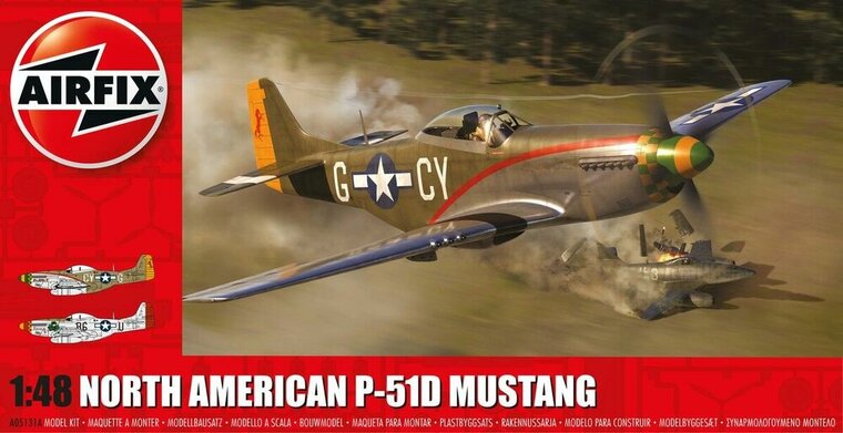 Airfix A05131A North American P-51D Mustang Bouwpakket Schaal 1:48