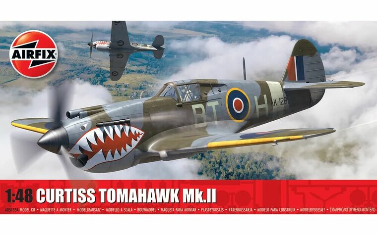 Airfix A05133A Curtiss Tomahawk Mk.II Bouwpakket Schaal 1:48