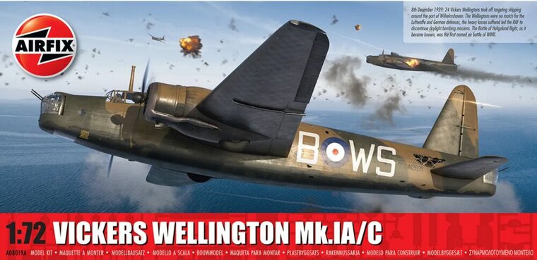 Airfix A08019A Vickers Wellington Mk.IA/C Bouwpakket Schaal 1:72