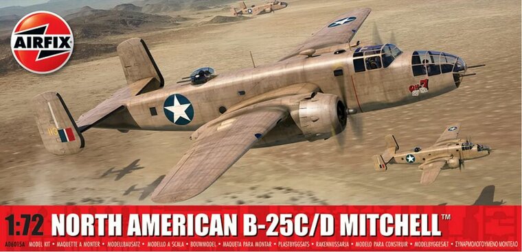 Airfix A06015A North American B-25C/D Mitchell Bouwpakket Schaal 1:72