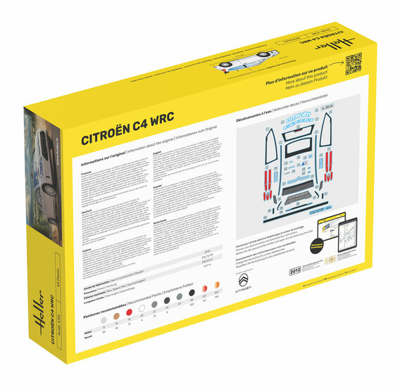 Heller 56756 STARTER KIT Citroen C4 WRC Schaal 1:24