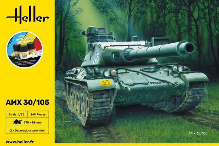 Heller 57137 STARTER KIT AMX30/105 Schaal 1:35