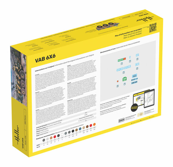 Heller 57141 STARTER KIT VAB 6x6 Schaal 1:35
