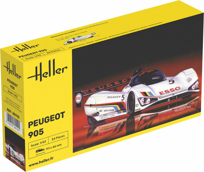Heller 80110 Peugeot 905 Schaal 1:43