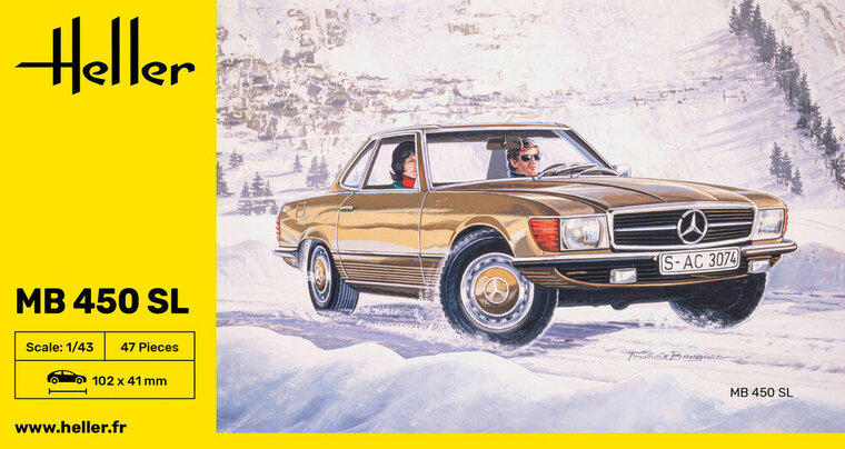 Heller 80171 MB 450SL Schaal 1:43