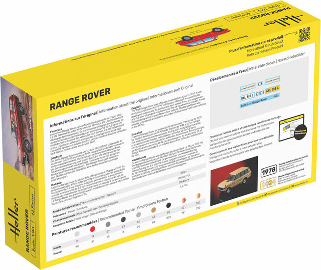 Heller 80181 Range Rover Schaal 1:43